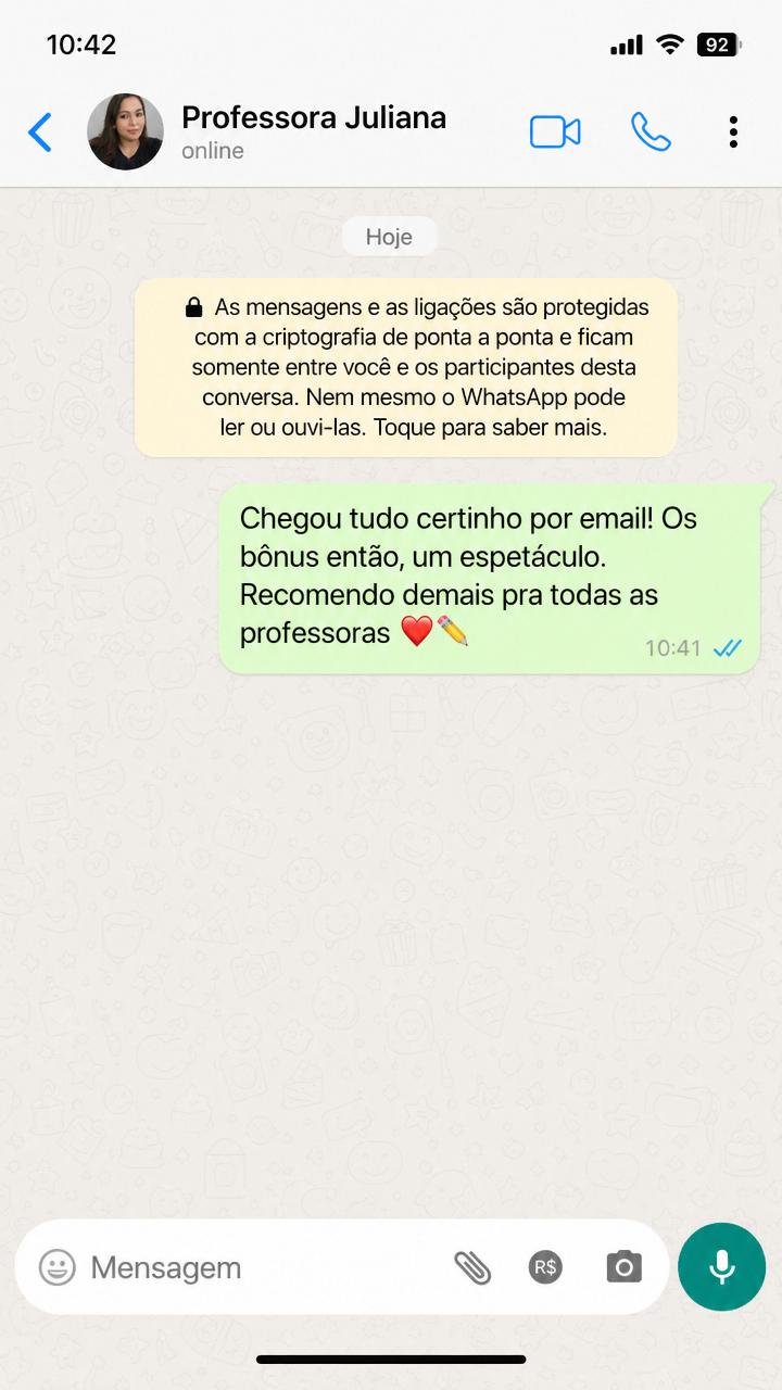 Depoimento no WhatsApp 4
